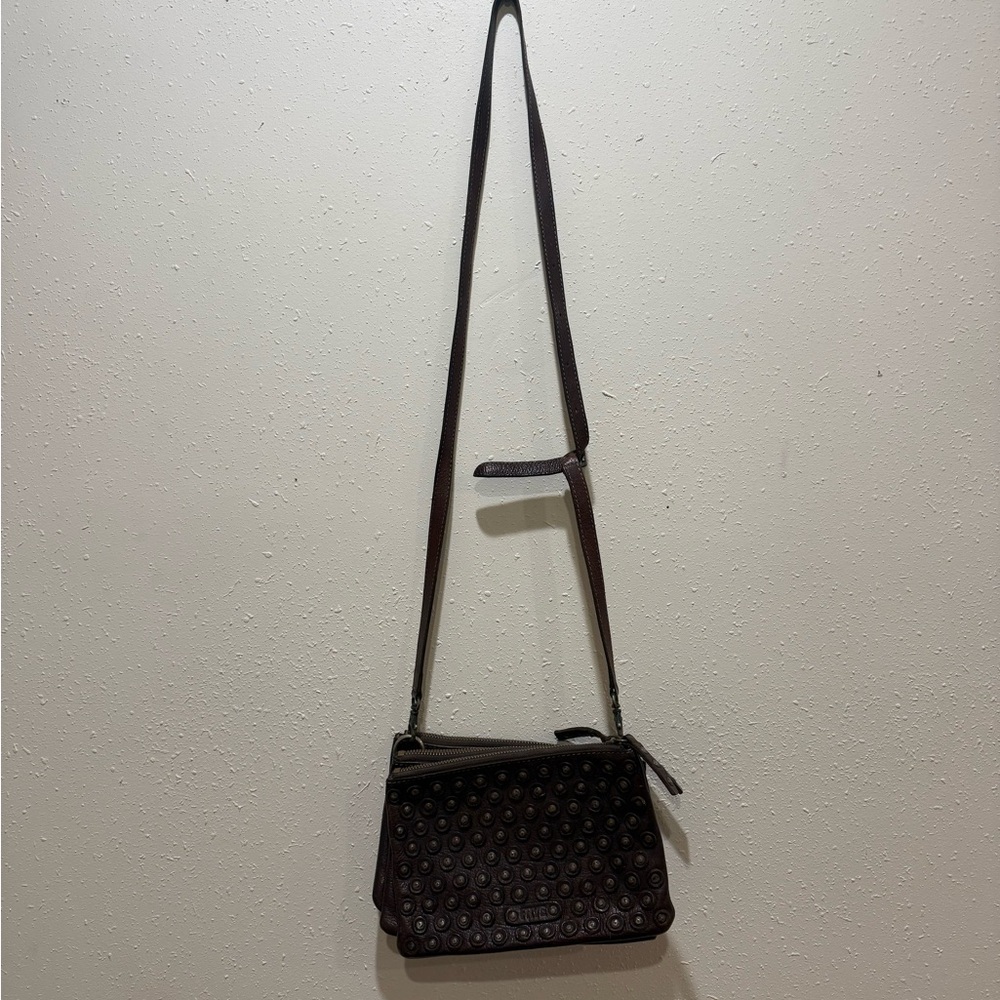 Elegant Brown Crossbody Bag